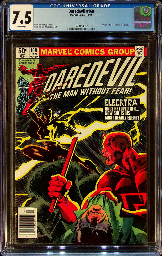 Daredevil #168 CGC 7.5