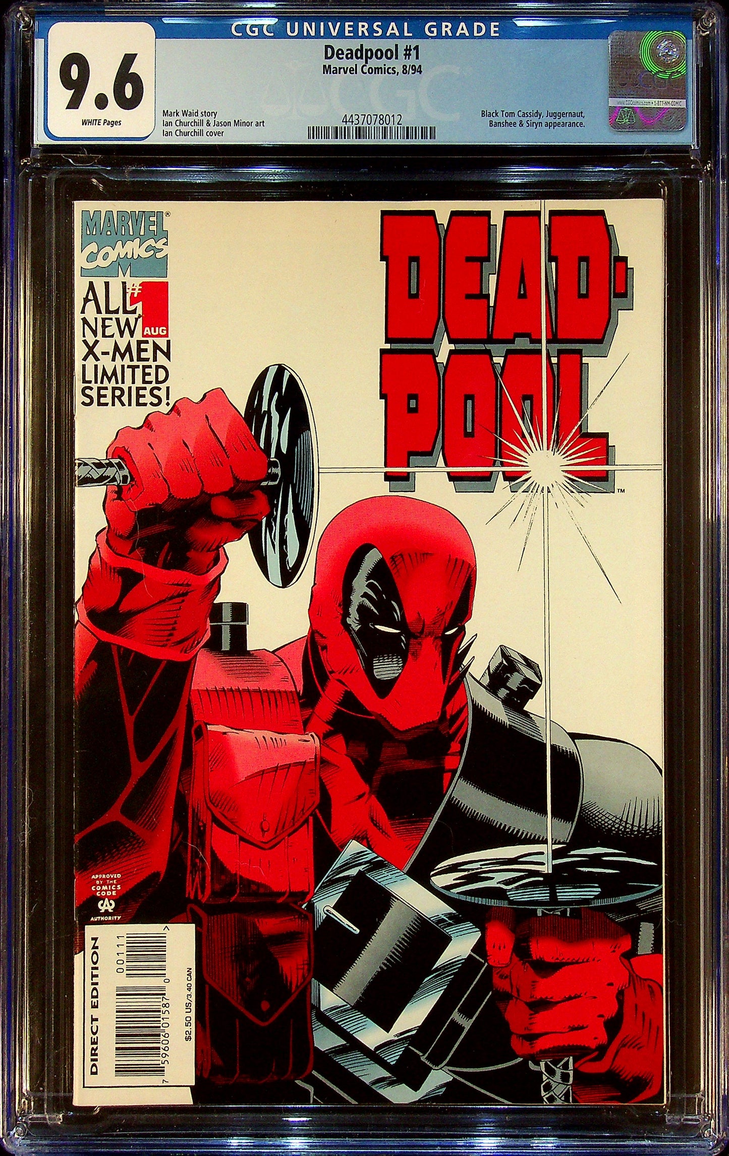 Deadpool #1 CGC 9.6