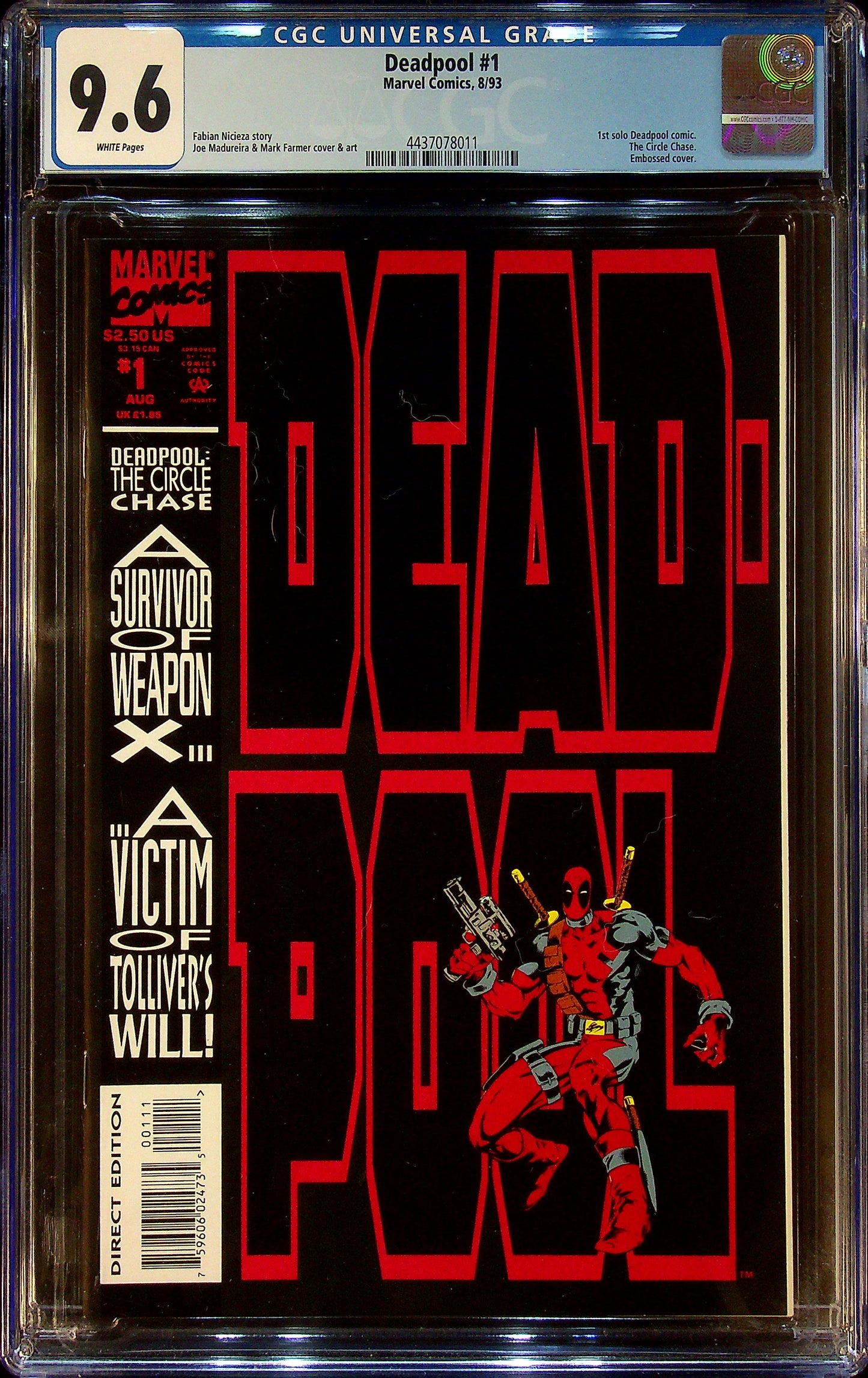 Deadpool #1 CGC 9.6