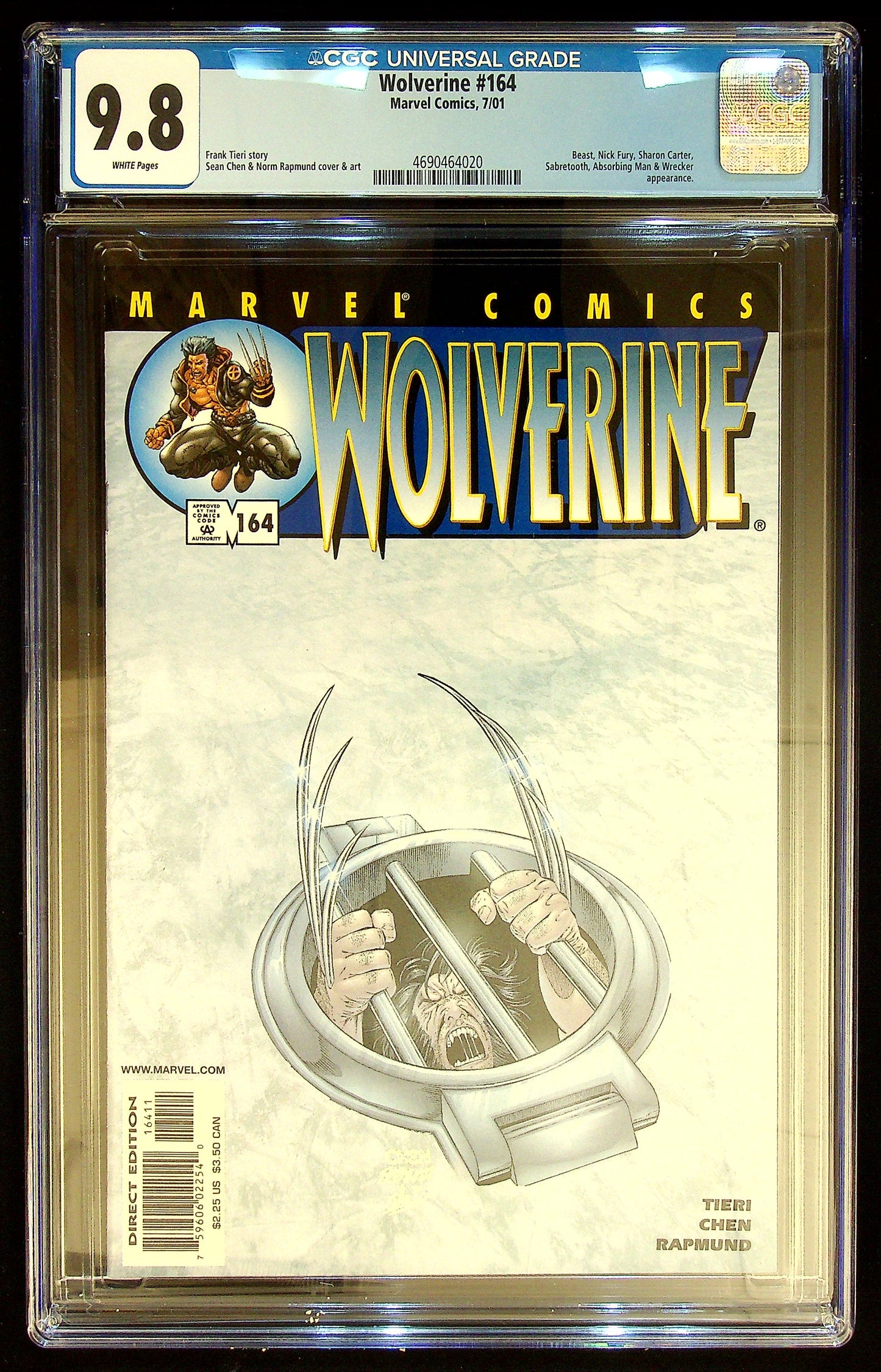 Wolverine #164 CGC 9.8