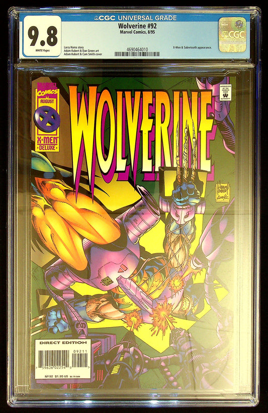 Wolverine # 92 CGC 9.8