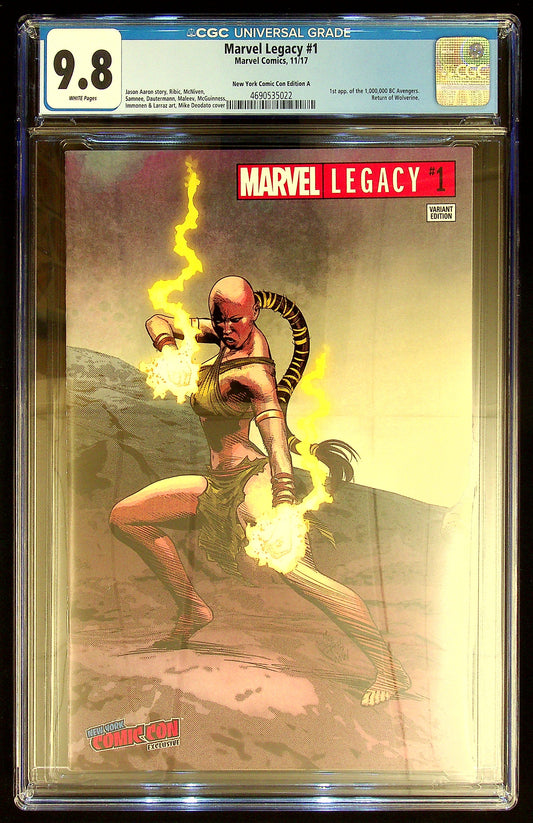 Marvel Legacy #1 CGC 9.8 New York Comic Con Edition A