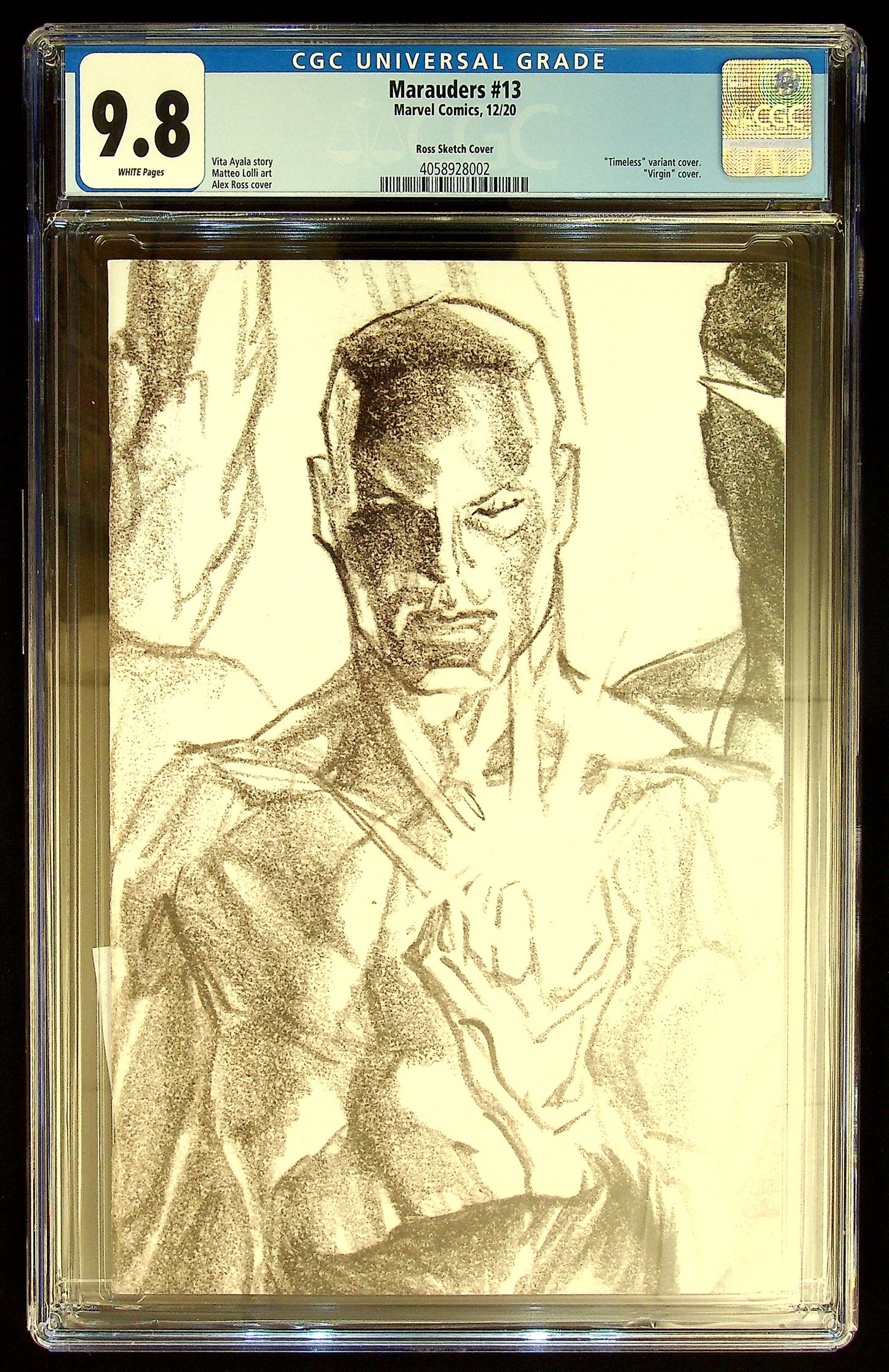Marauders #13 CGC 9.8 [Ross Sketch Cover]
