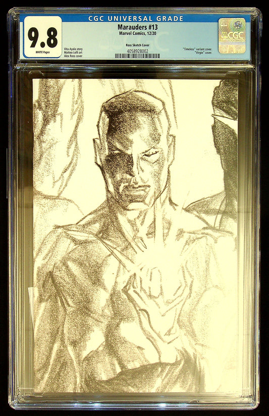 Marauders #13 CGC 9.8 [Ross Sketch Cover]