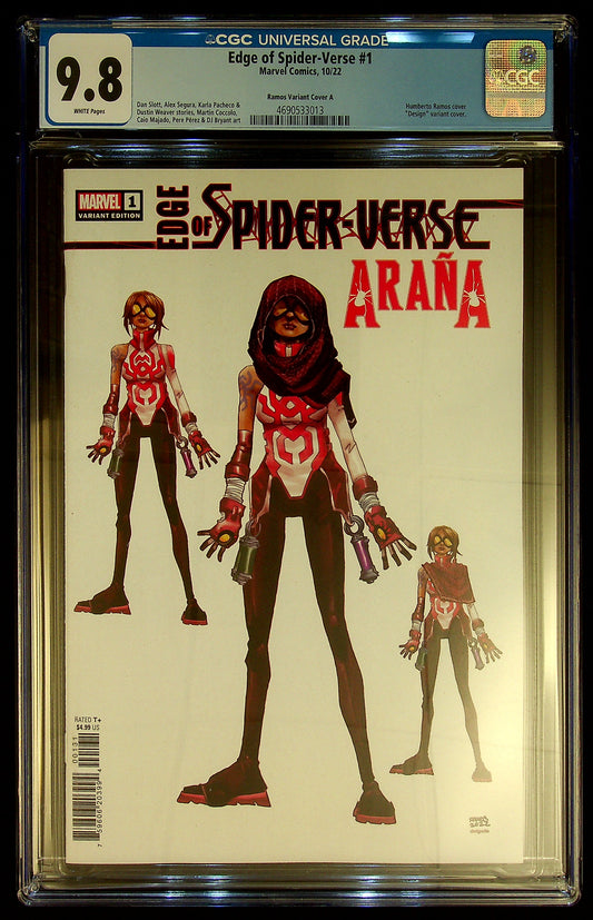 Edge of Spider-Verse #1 CGC 9.8 [Ramos Variant Cover A]