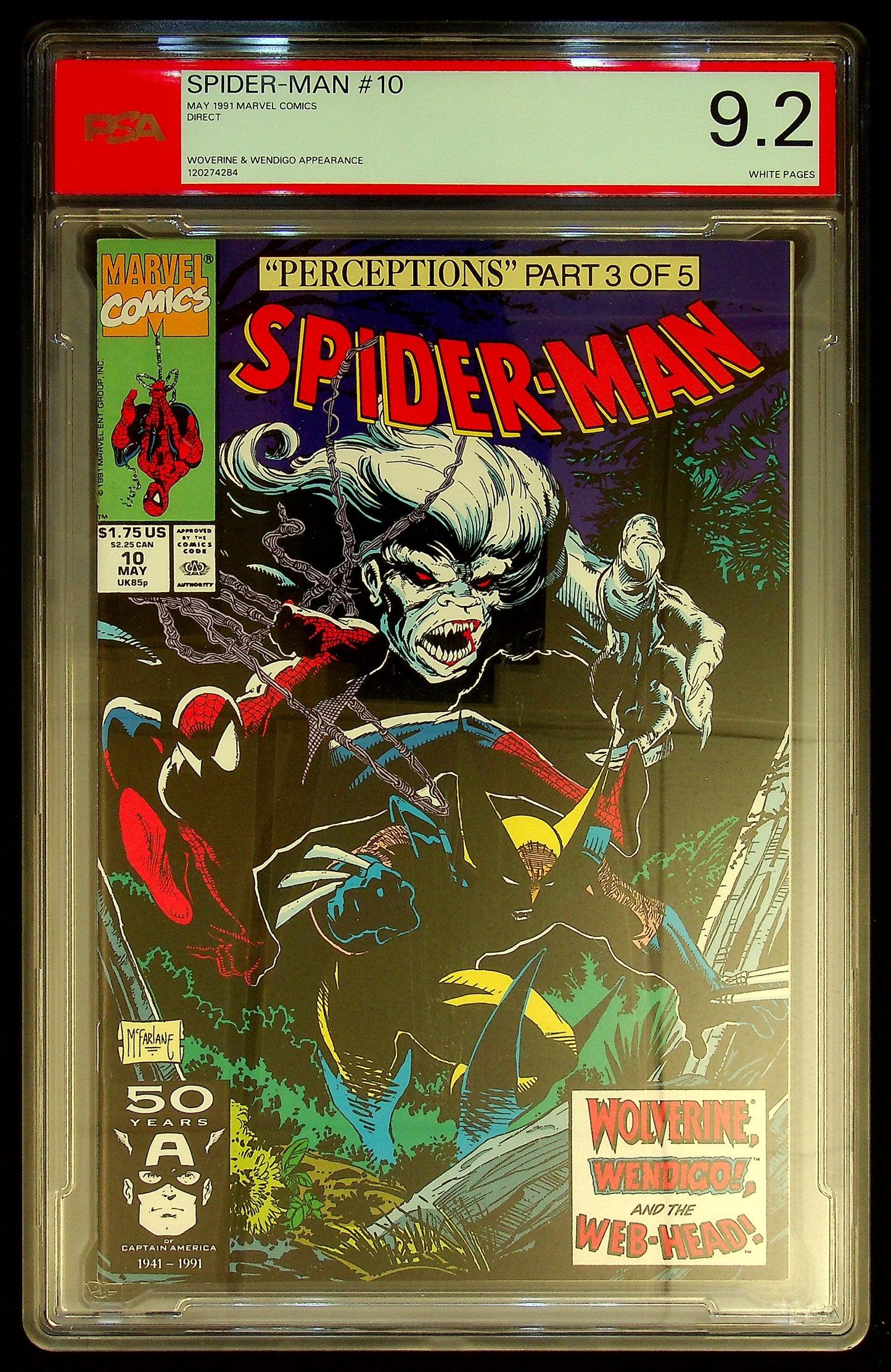 Spider-Man #10 PSA 9.2