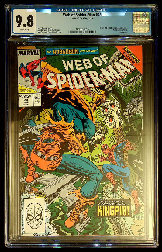 Web of Spider-Man #48 CGC 9.8