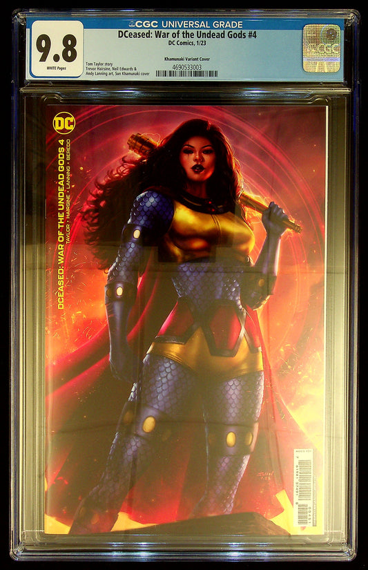 DCeased: War of the Undead Gods #4 CGC 9.8 [Khamunaki Variant Cover]