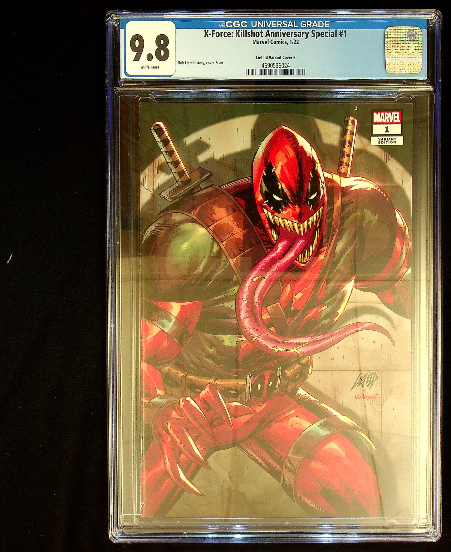 X-Force: Killshot Anniversary Special #1 [Liefeld Variant Cover E] CGC 9.8