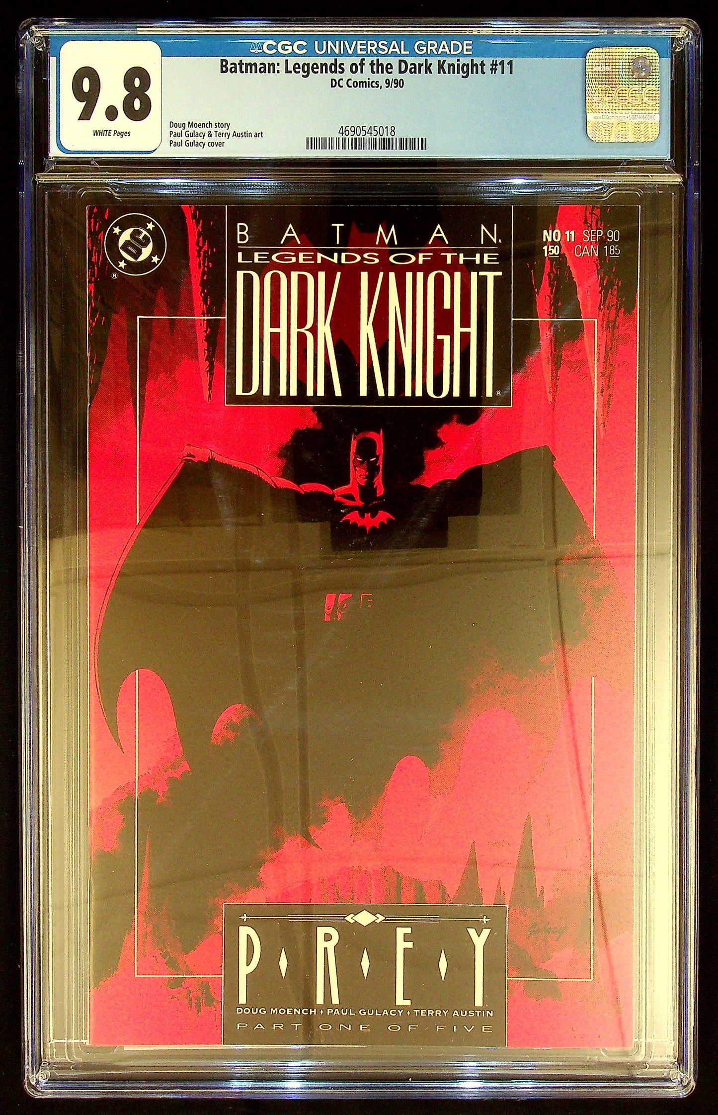 Batman: Legends of the Dark Knight #11 CGC 9.8