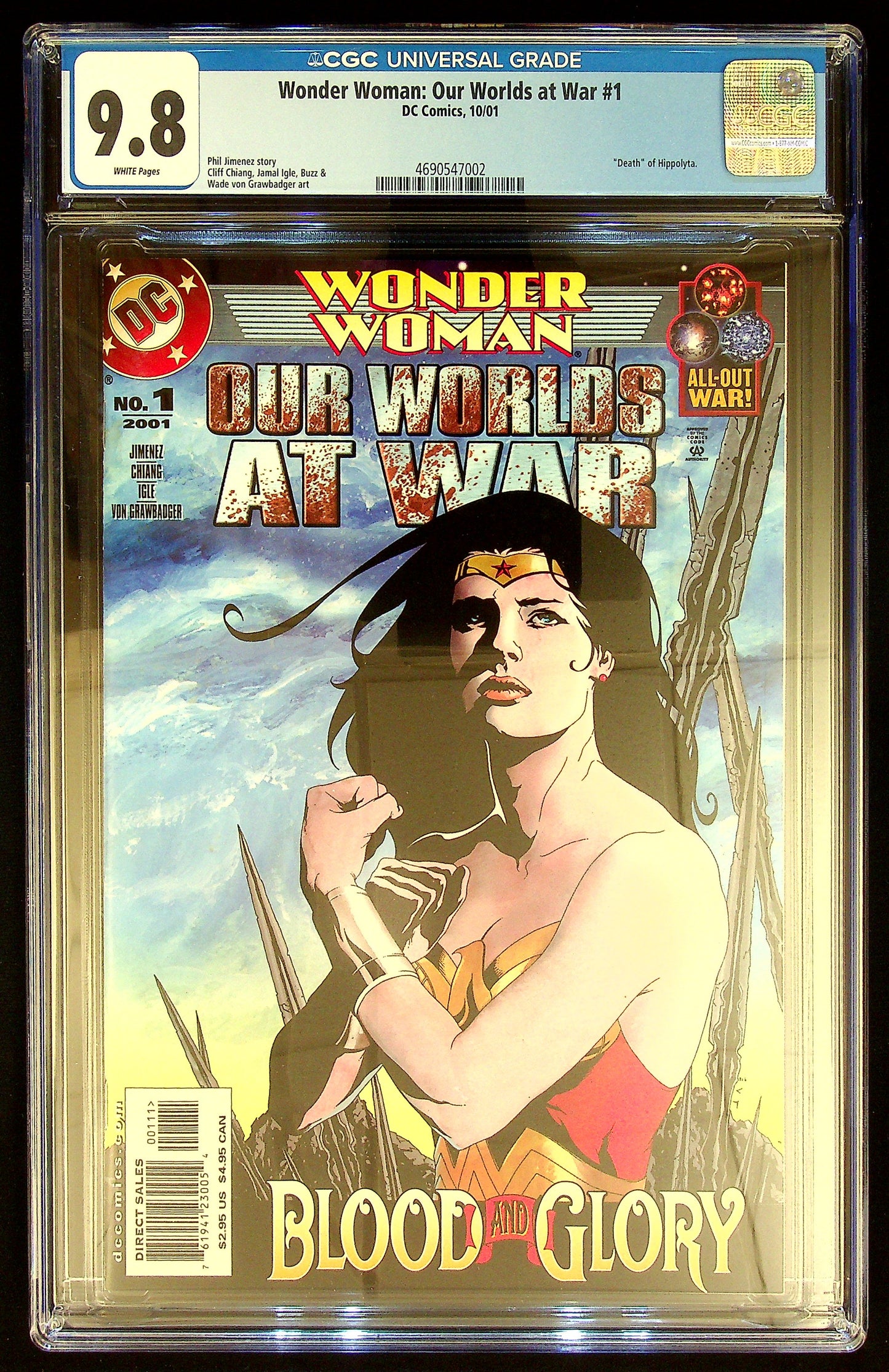 Wonder Woman: Our Worlds at War #1 CGC 9.8