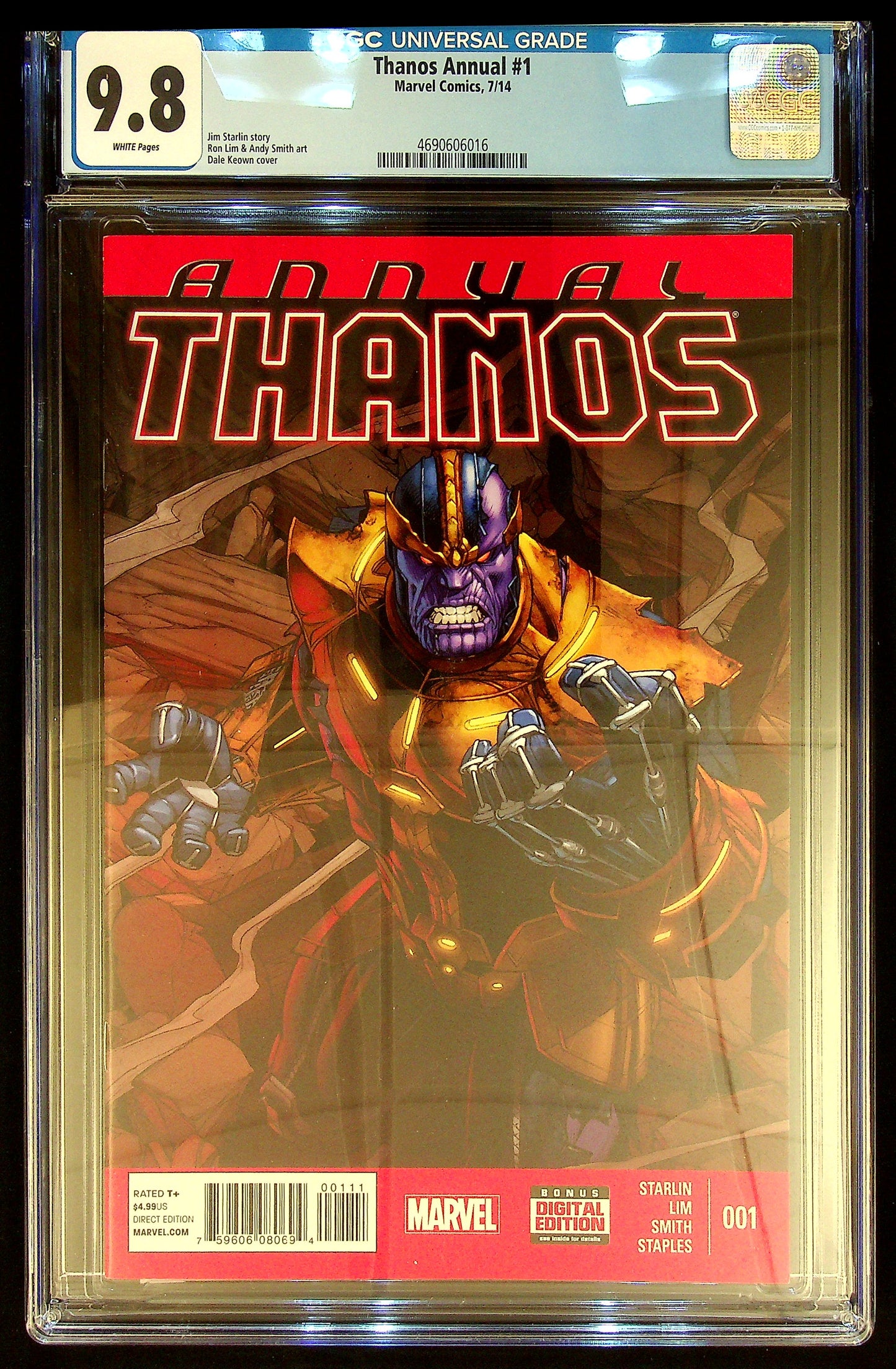 Thanos Annual #1 CGC 9.8
