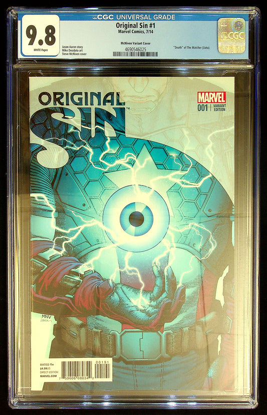 Original Sin #1 [McNiven Variant Cover] CGC 9.8