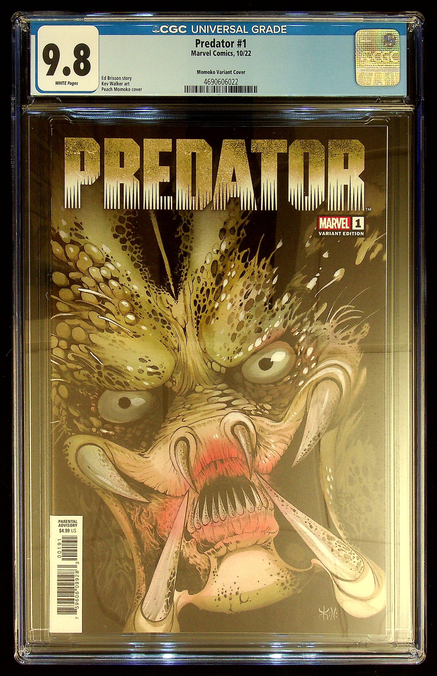Predator #1 CGC 9.8 [Momoko Variant Cover]