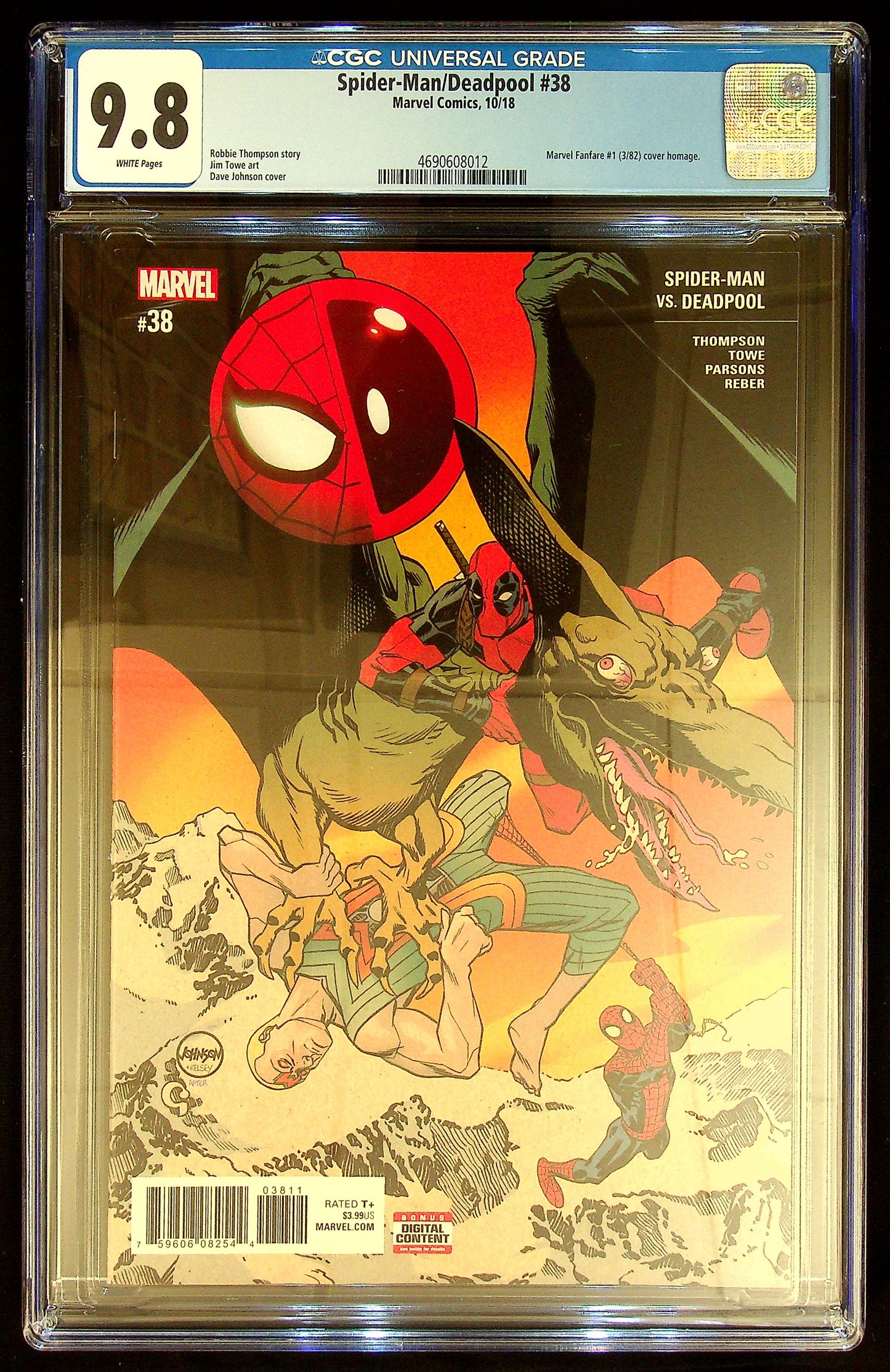 Spider-Man/Deadpool #38 CGC 9.8