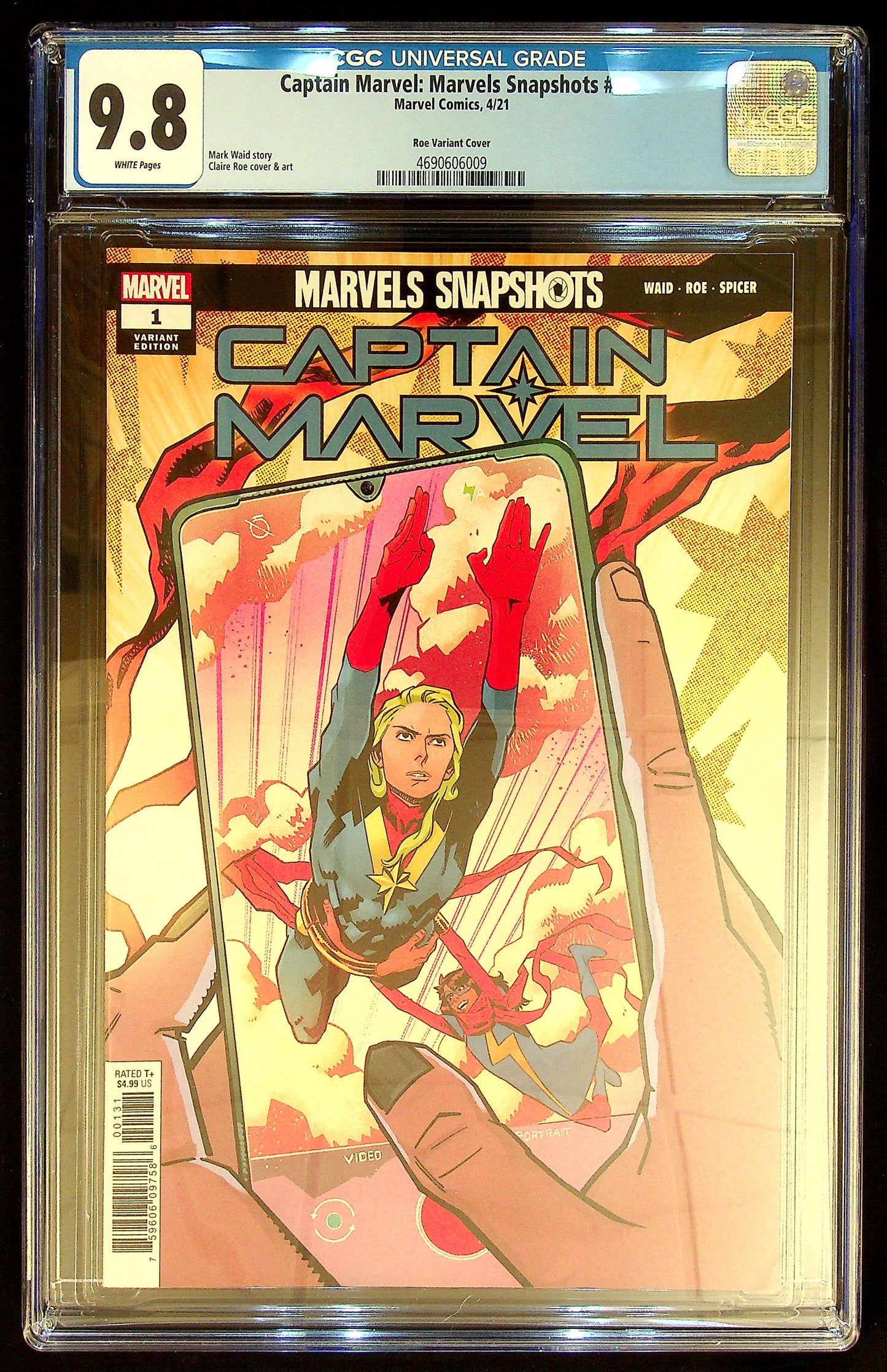 Captain Marvel: Marvels Snapshots #1 CGC 9.8