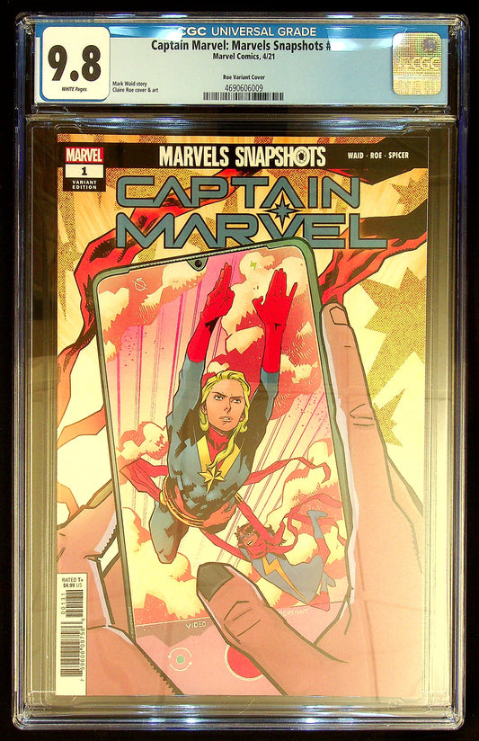 Captain Marvel: Marvels Snapshots #1 CGC 9.8