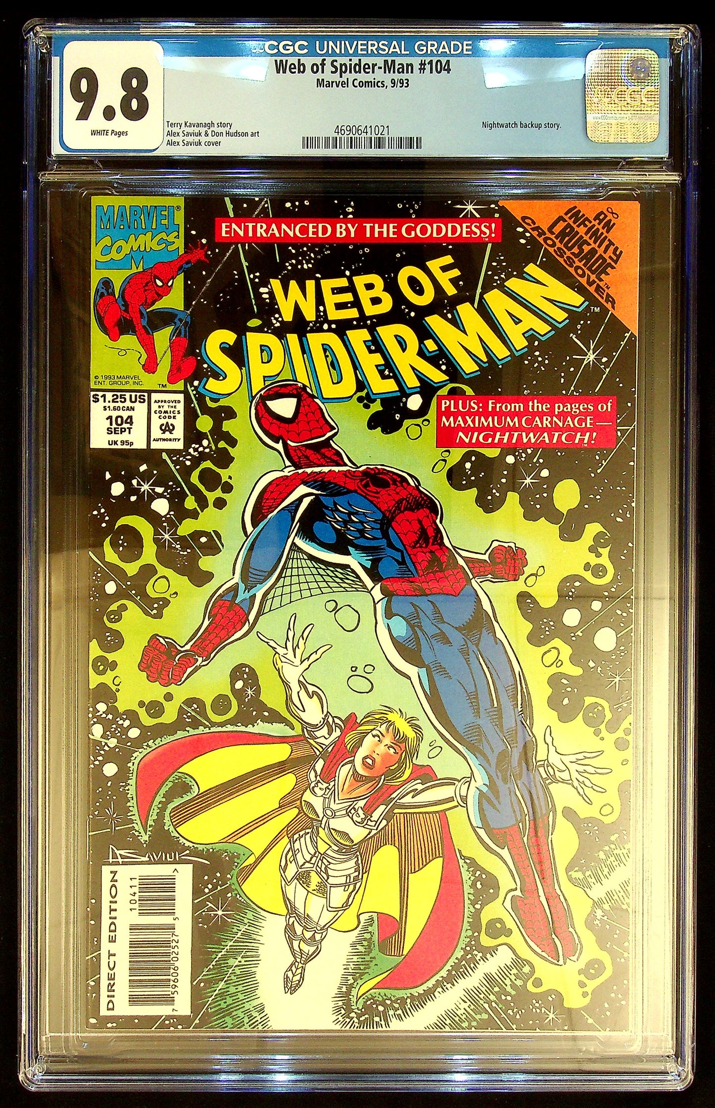 Web of Spider-Man #104 CGC 9.8