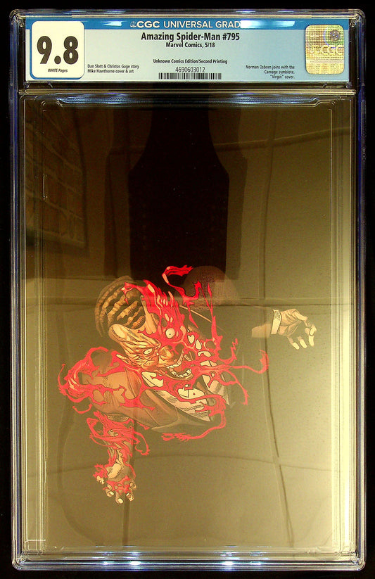 Amazing Spider-Man #795 [Unknown Comics Edition/Second Printing] CGC9.8