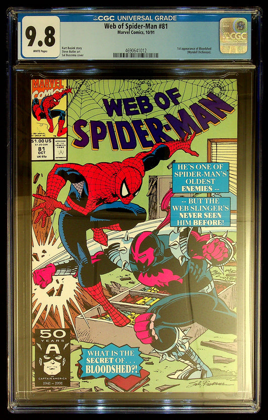 Web of Spider-Man #81 CGC 9.8