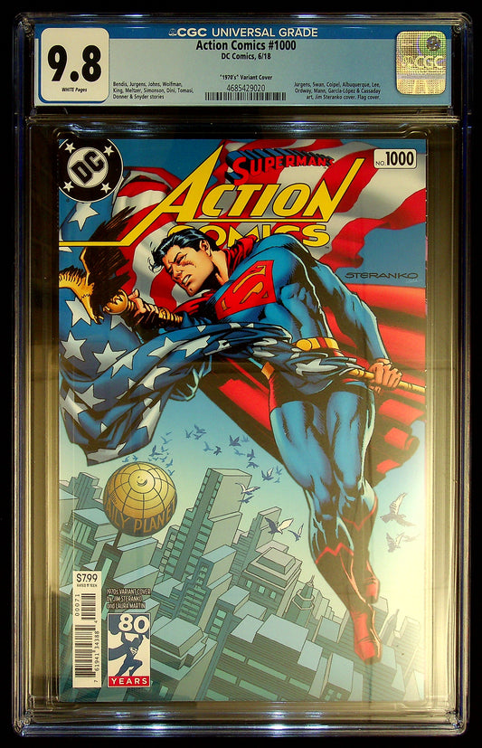 Action Comics #1000 CGC 9.8 1970's Variant