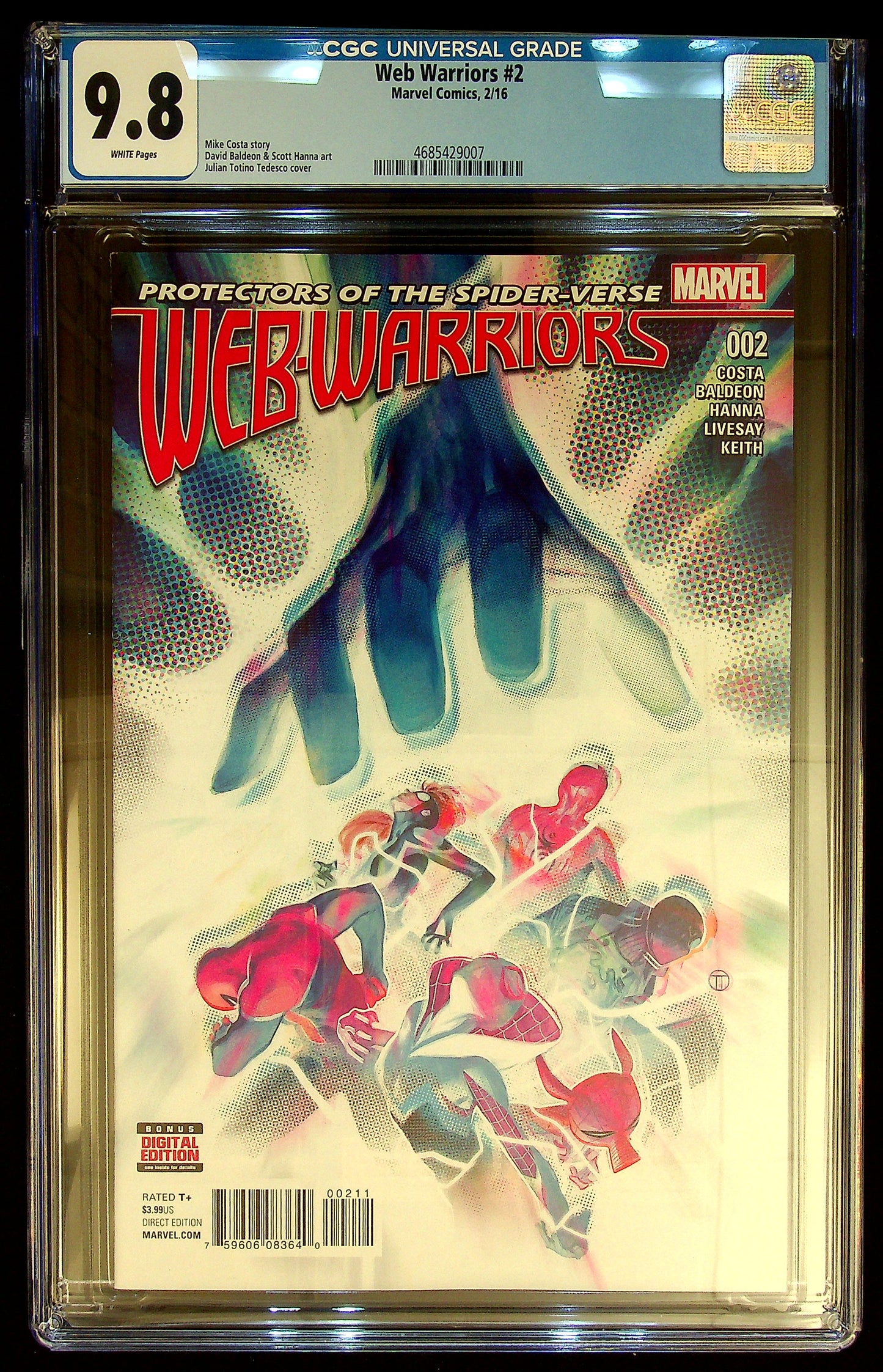 Web Warriors #2 CGC 9.8