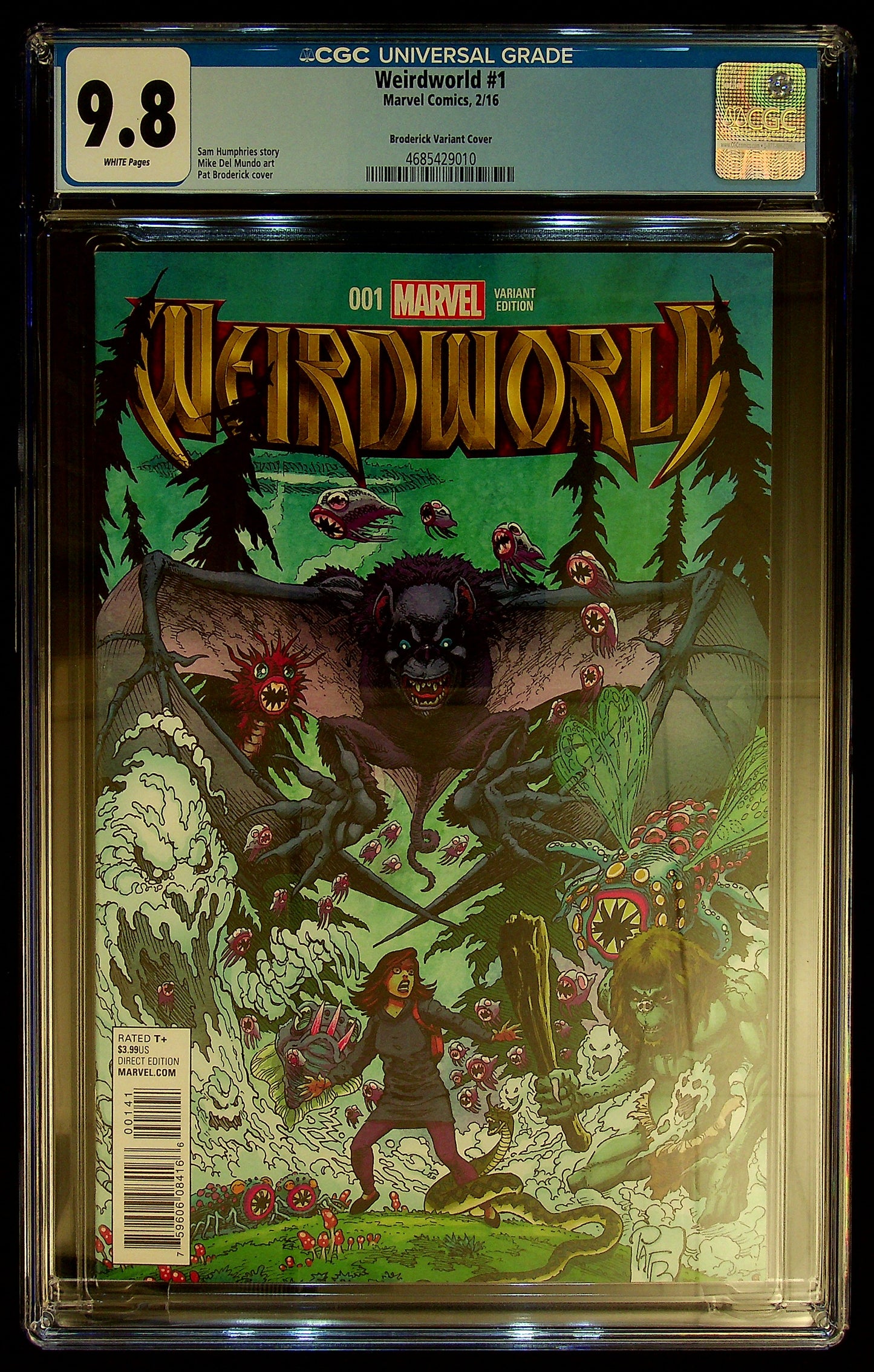 Weridworld #1 [Broderick Variant Cover] CGC 9.8