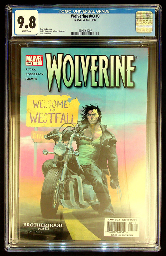 Wolverine #v3 #3 CGC 9.8