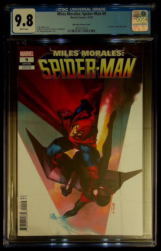 Miles Morales- Spider-Man #9 CGC 9.8 [ Mercado Variant]