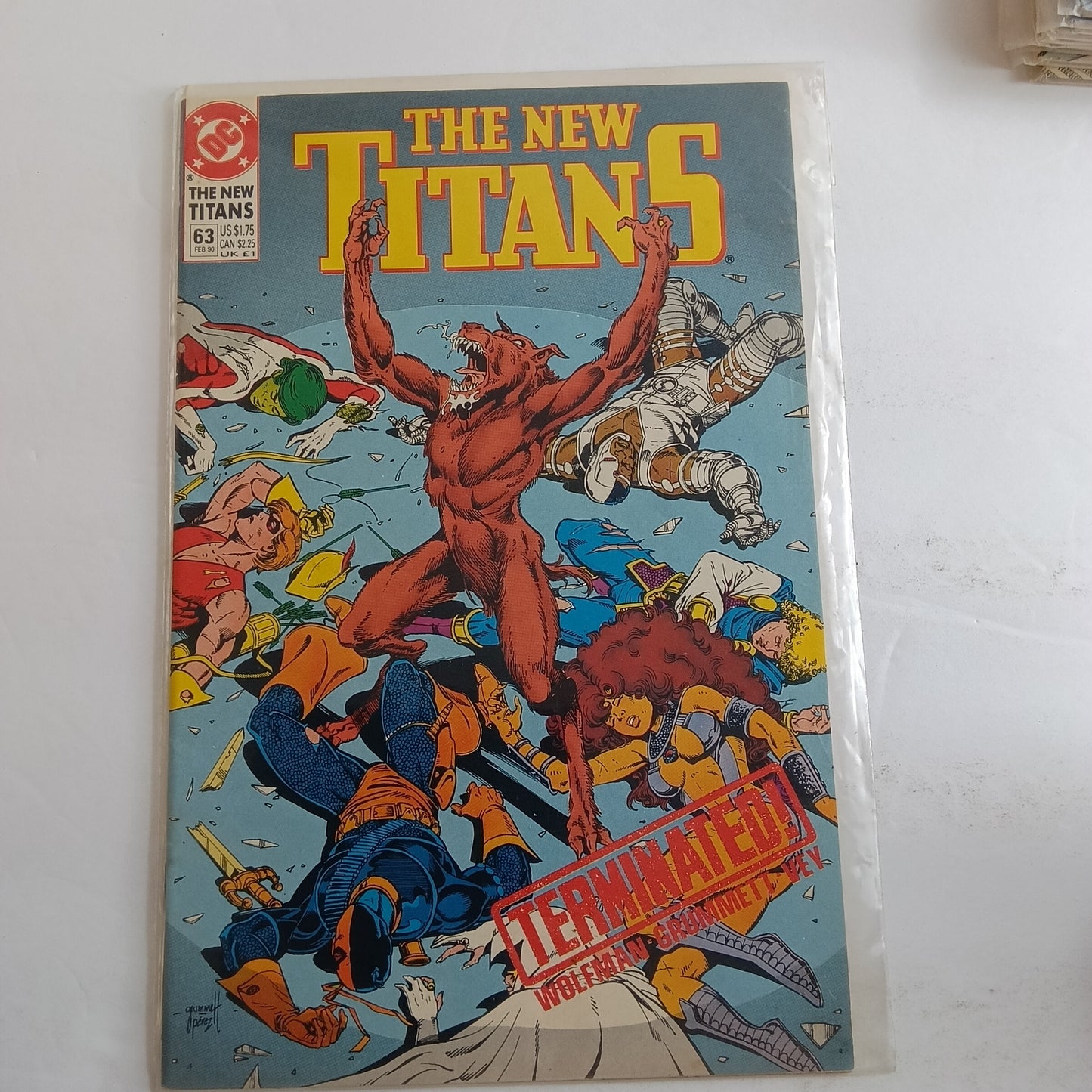 The new titans #63