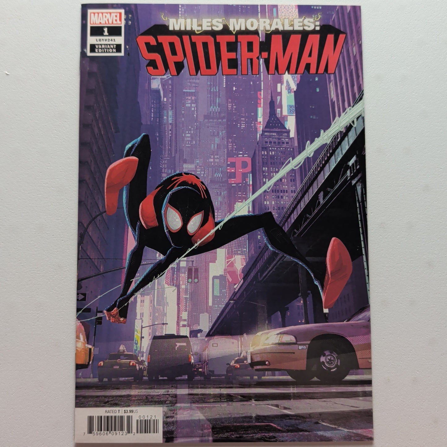 Miles Morales Spider-Man #1 LGY #241 Variant 1:10 (NM-)