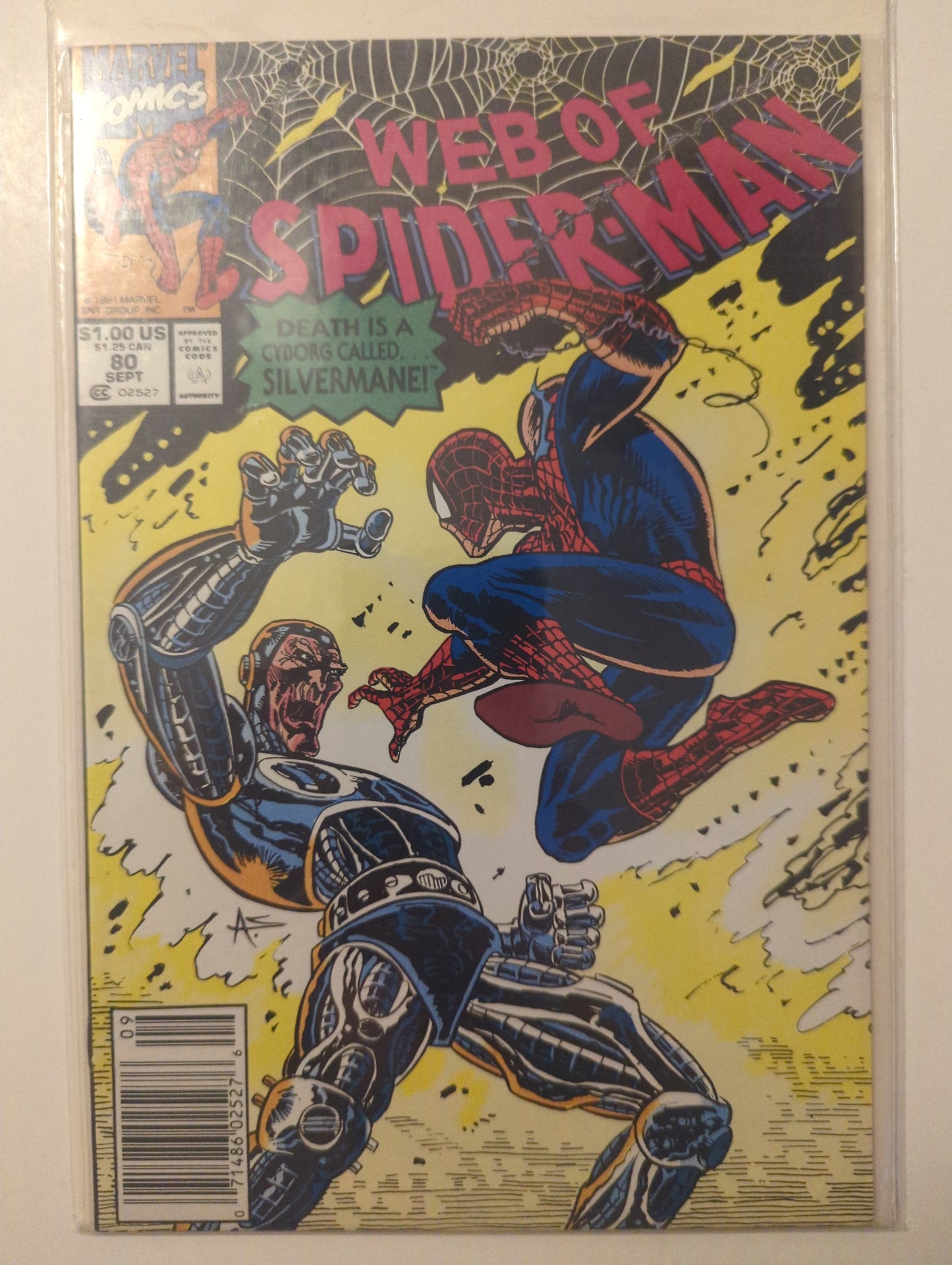 Web Of Spider-Man #80 Newsstand