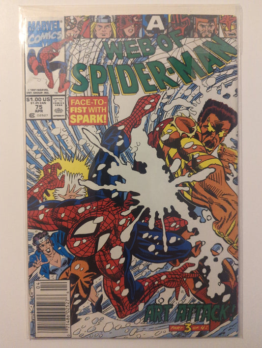 Web Of Spider-Man #75 Newsstand
