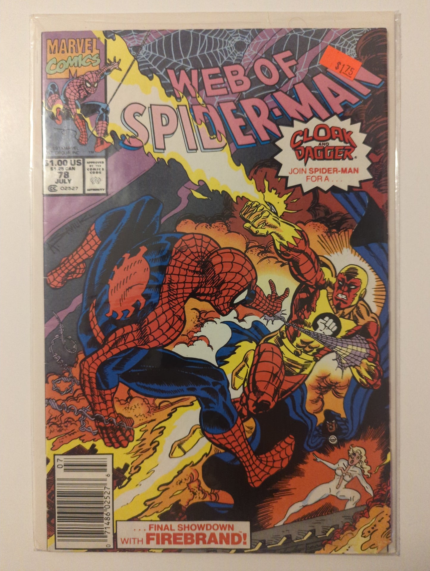 Web Of Spider-Man #78 Newsstand