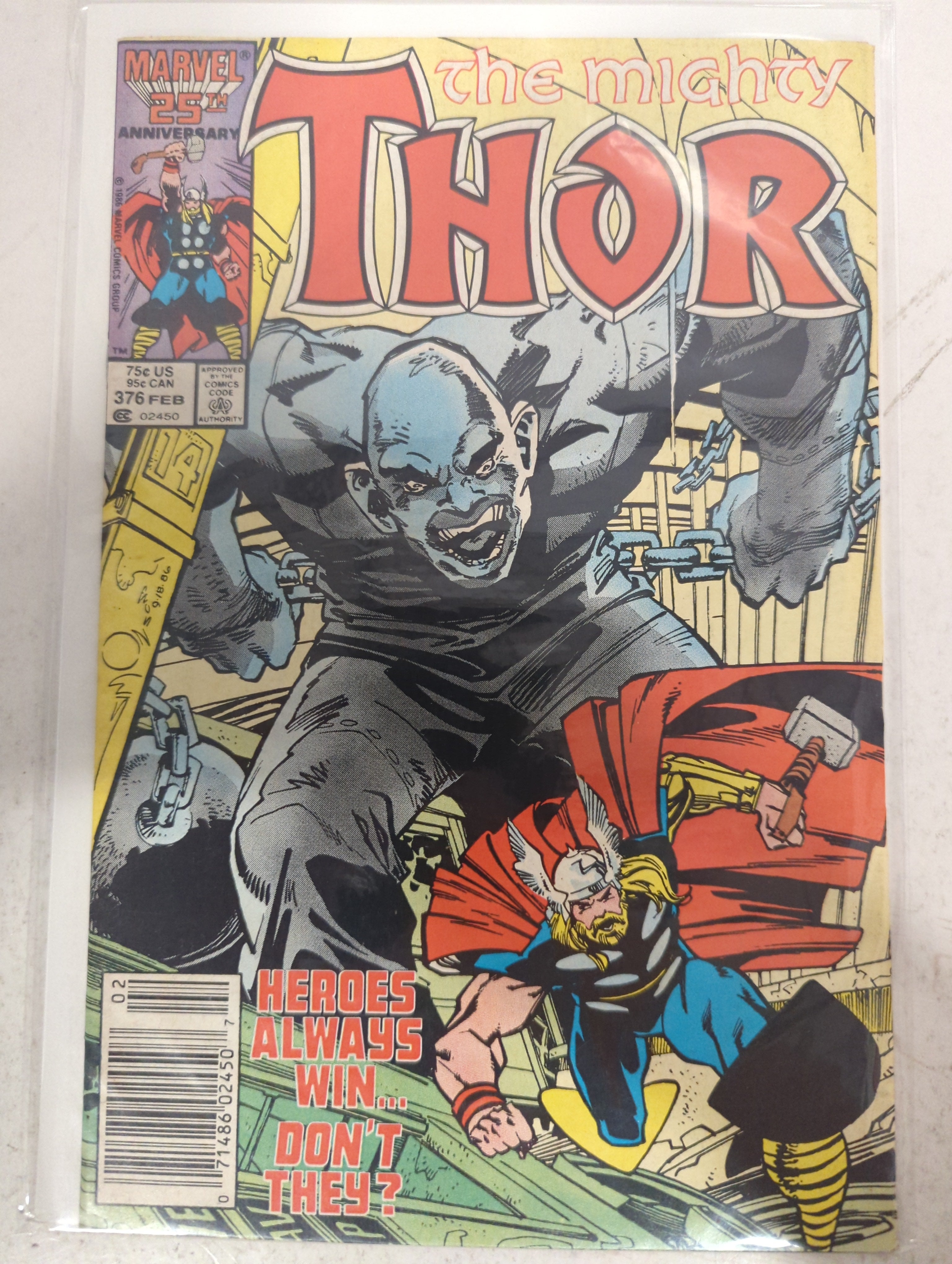 Thor #376 Newsstand – IMPERIAL COMICS
